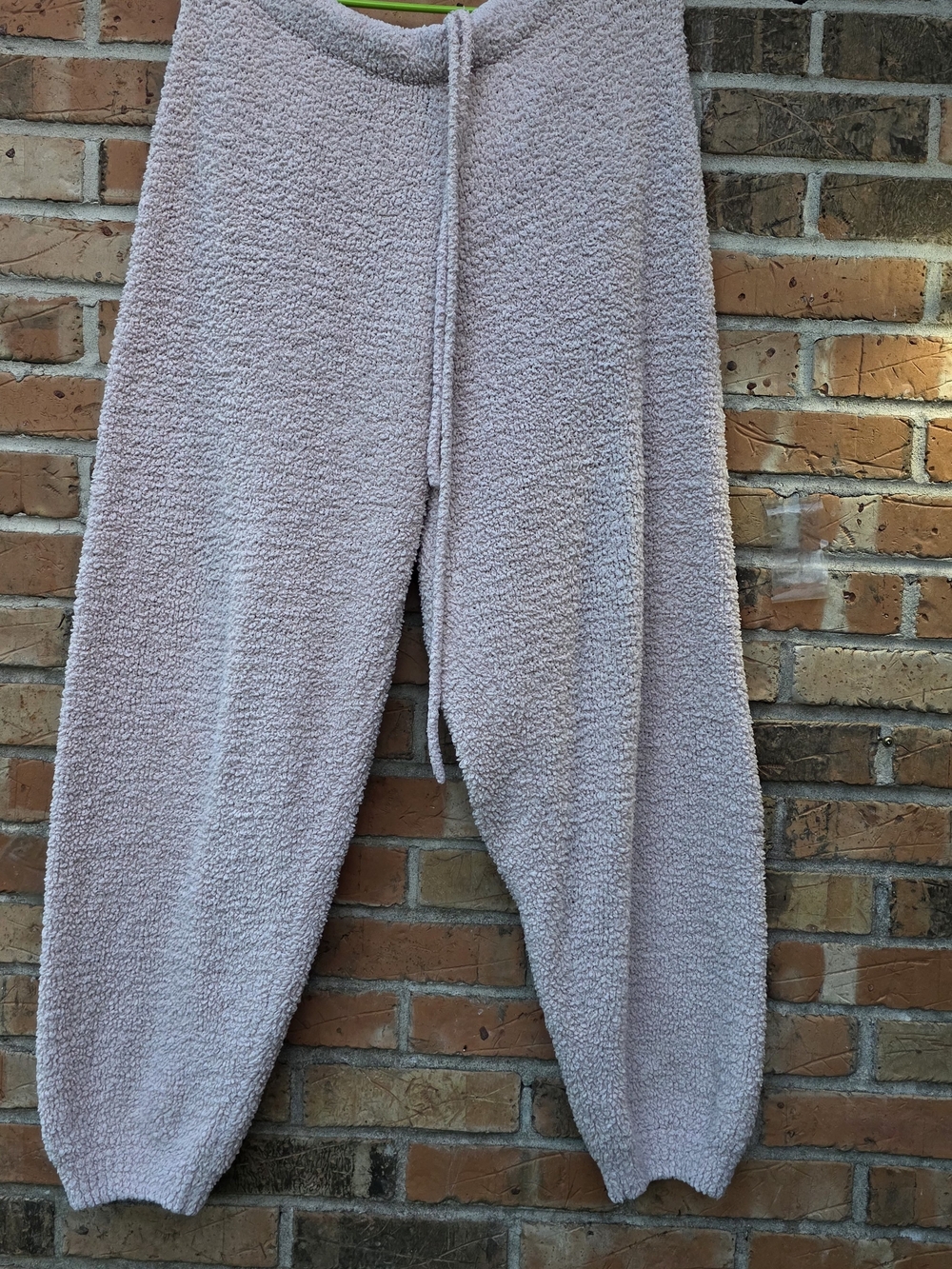 SKIMS Plush Lounge Joggers in Pale Pink